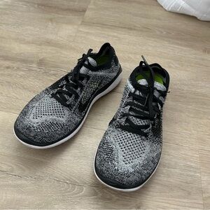 Nike Flyknit Black and White Sneakers